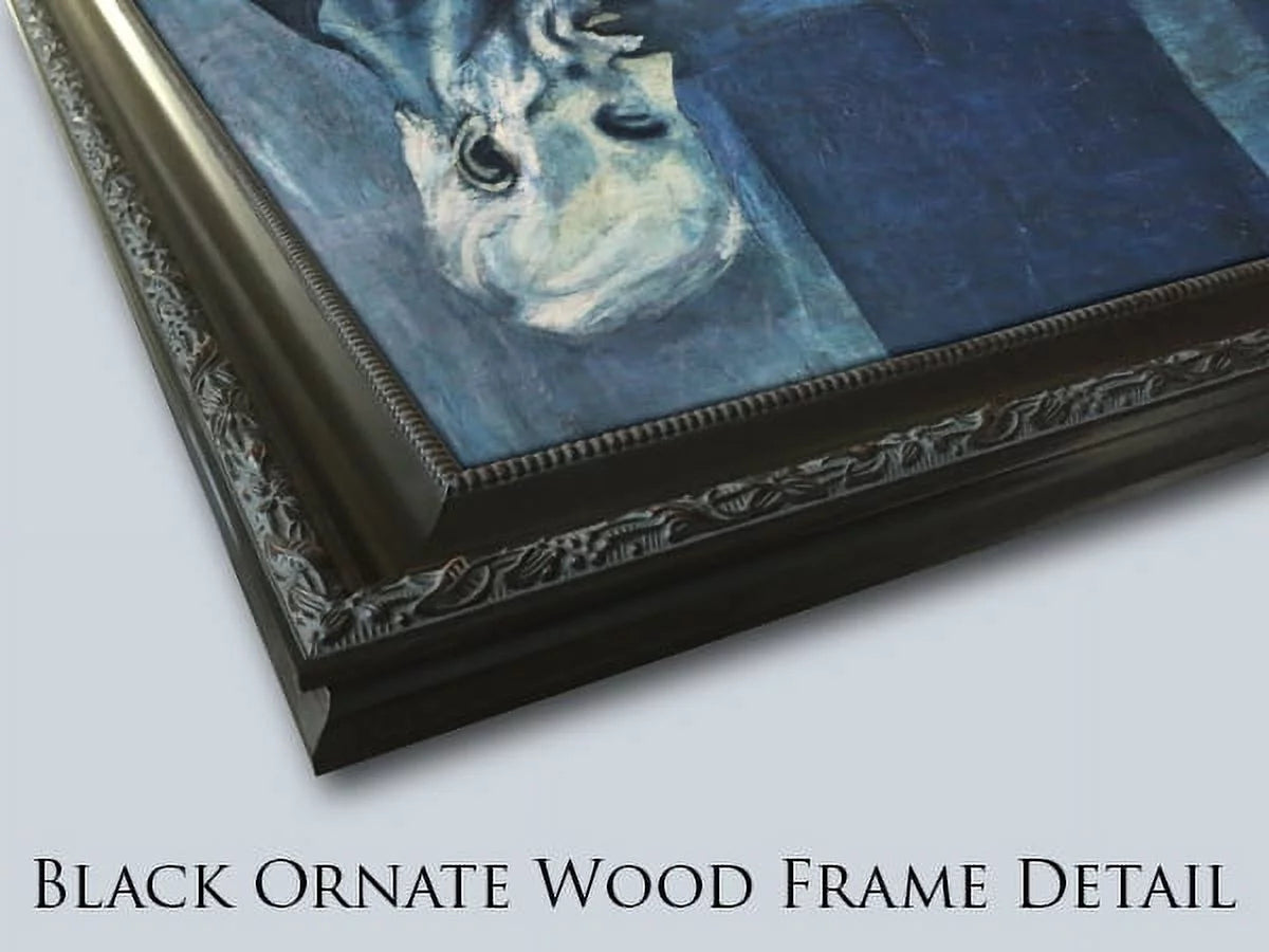 Black Ornate Framed Art Print K44415