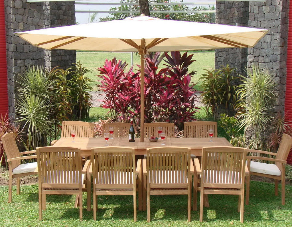 10 Seater 11 Pc Teak Dining Set N992143