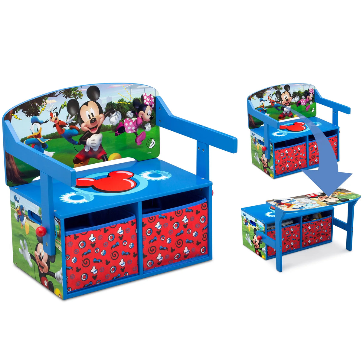 Blue 2-in-1 Activity Bench and Desk B975960
