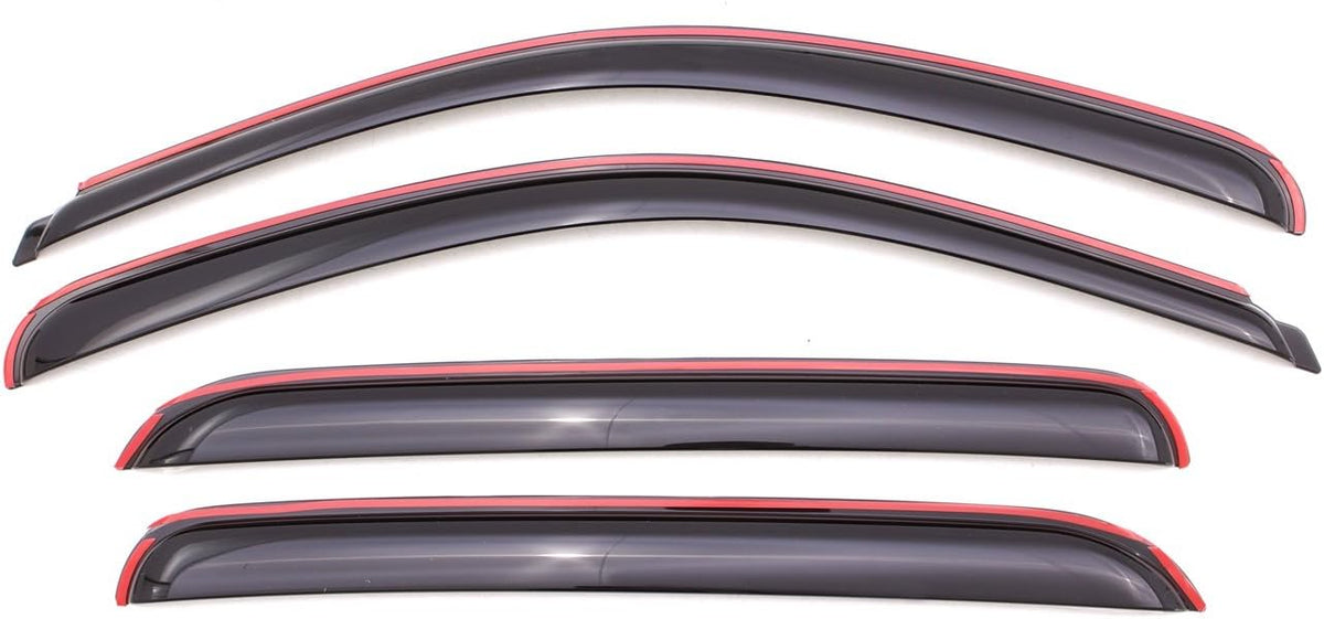 Chrome Side Window Deflector, 4-Piece Set O1560