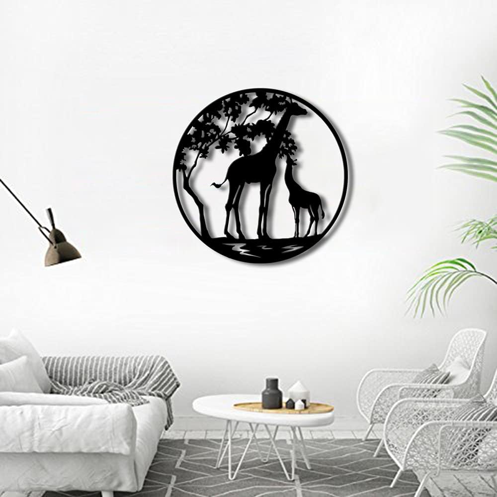 Giraffe Metal Wall Decor 24x24 N31213