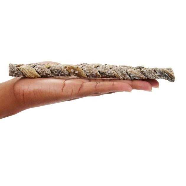 Braided Cod Skin Dog Treats C80500